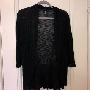 Black cardigan